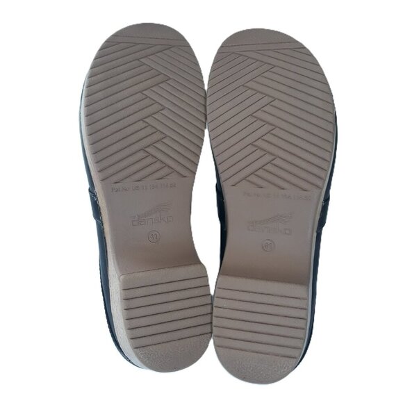 Dansko Bel Leather Black Mule Loafer 41 EU/10.5-11 US Academia Preppy Office - Picture 9 of 9